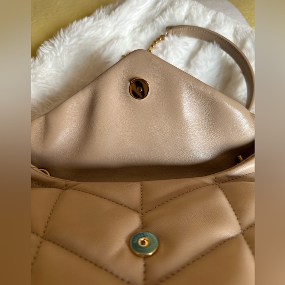 Yves Saint Laurent Beige Quilted Bag - Picture 9 of 15